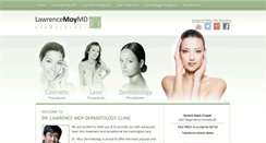 Desktop Screenshot of drmoydermatology.com