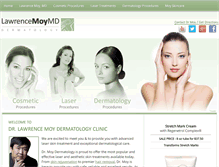Tablet Screenshot of drmoydermatology.com